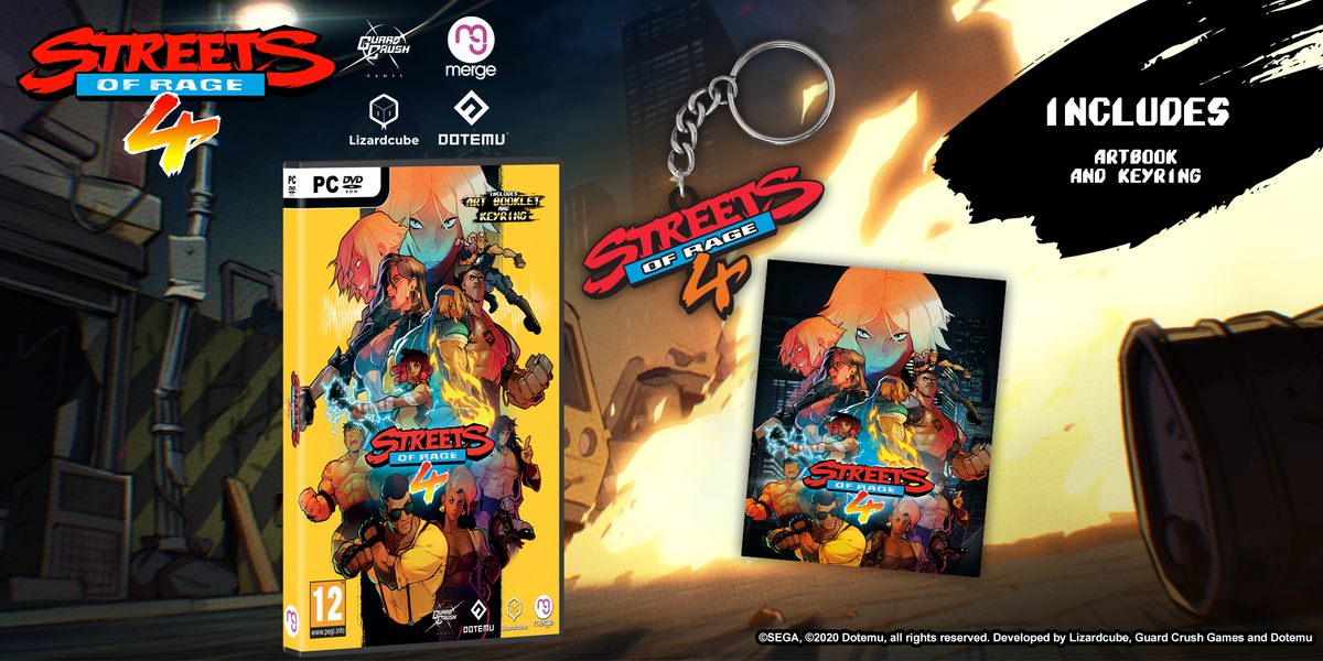 Streets of Rage 4 - Standard Edition (PC) – Signature Edition Games